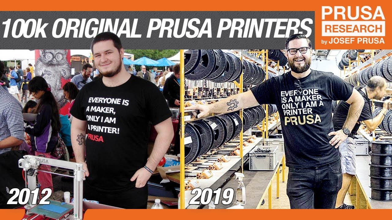 The Road to 100,000 Original Prusa 3D printers